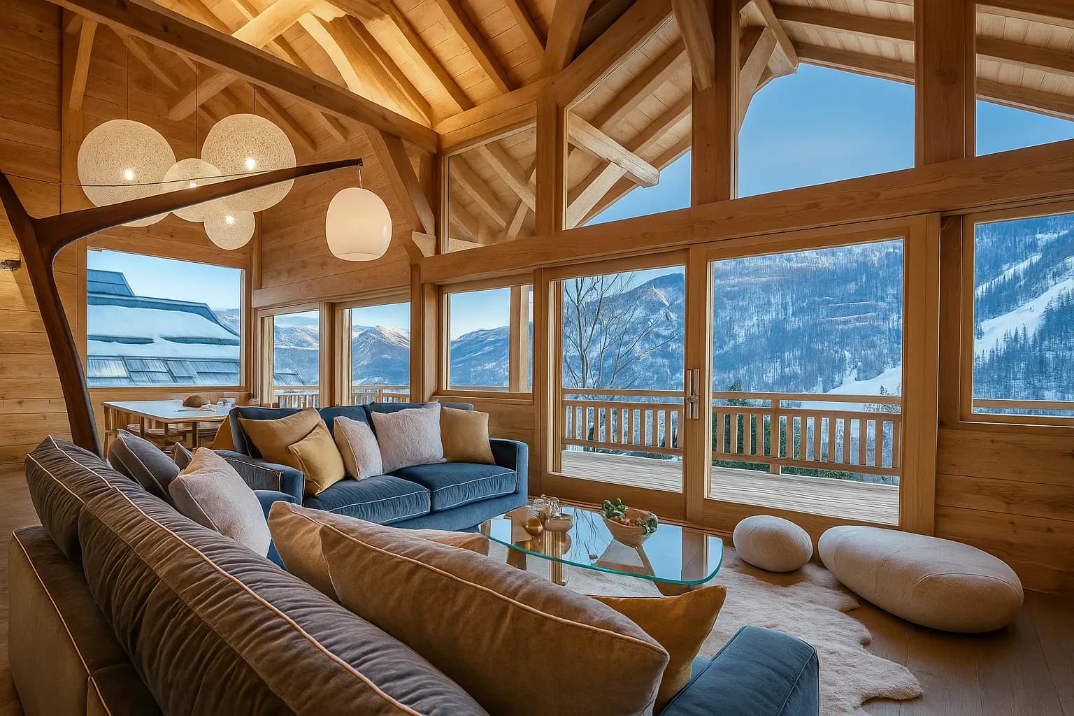 Espace de vie luxueux